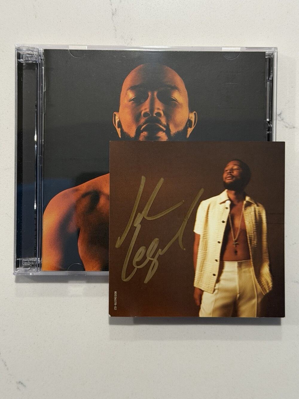 John Legend SIGNED autograph “Legend” Art card & CD #8